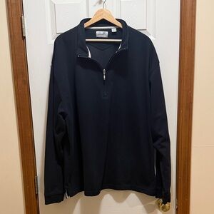 Ashworth Black Quarter-Zip Sweatshirt
